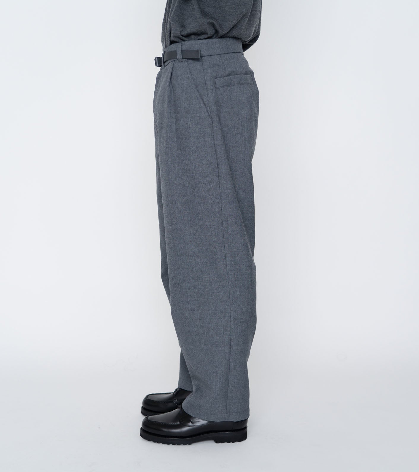 THE NORTH FACE PURPLE LABEL Polyester Wool Oxford Wide Tapered Field Pants