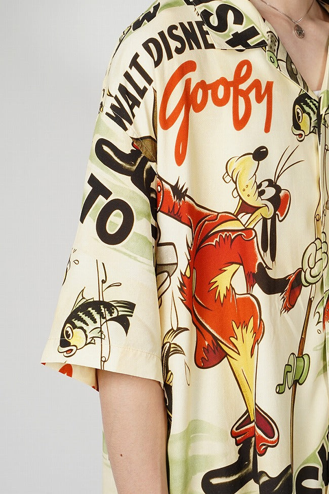 Porter Classic DISNEY V/P PC ALOHA COLLECTION ALOHA SHIRT / GOOFY①