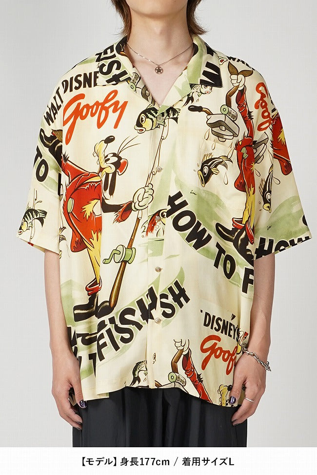 Porter Classic DISNEY V/P PC ALOHA COLLECTION ALOHA SHIRT / GOOFY①