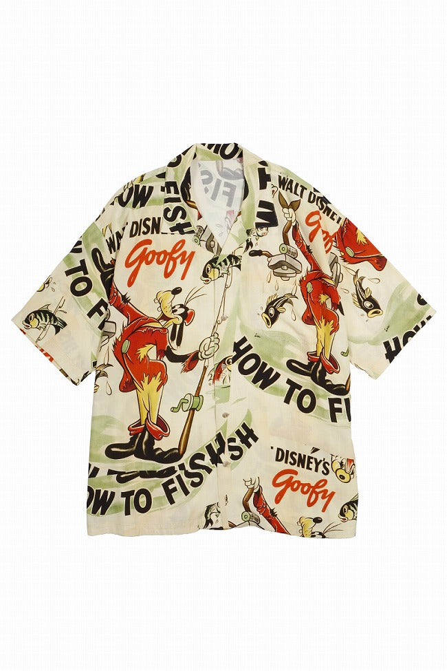 Porter Classic DISNEY V/P PC ALOHA COLLECTION ALOHA SHIRT / GOOFY①