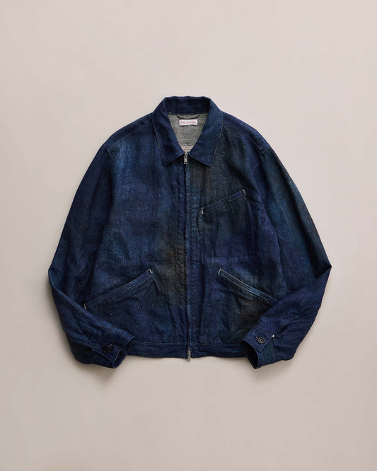 NICENESS N.JETT Printed Canvas Short Blouson