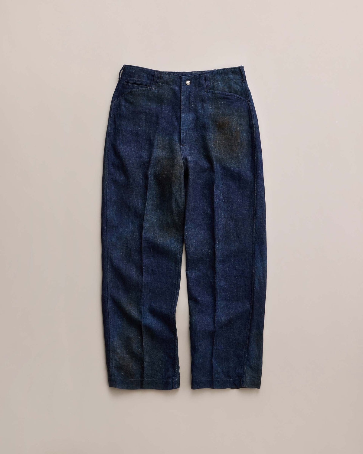 NICENESS N.MORLEY Printed Canvas Frisco Trousers