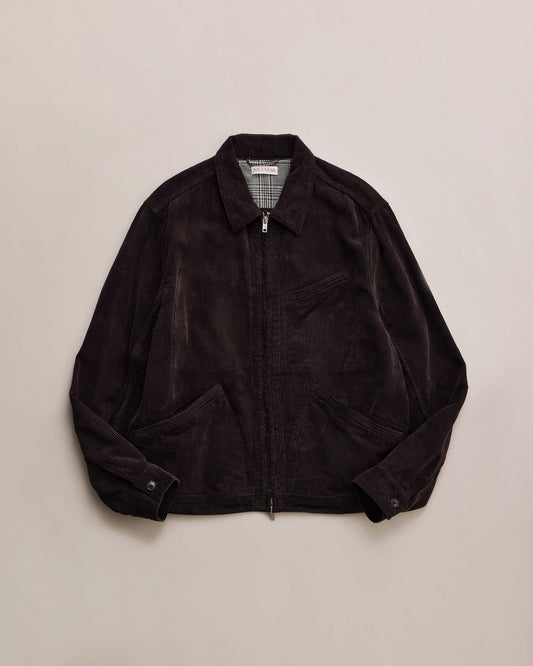 NICENESS S.JETT Silk Corduroy Short Blouson