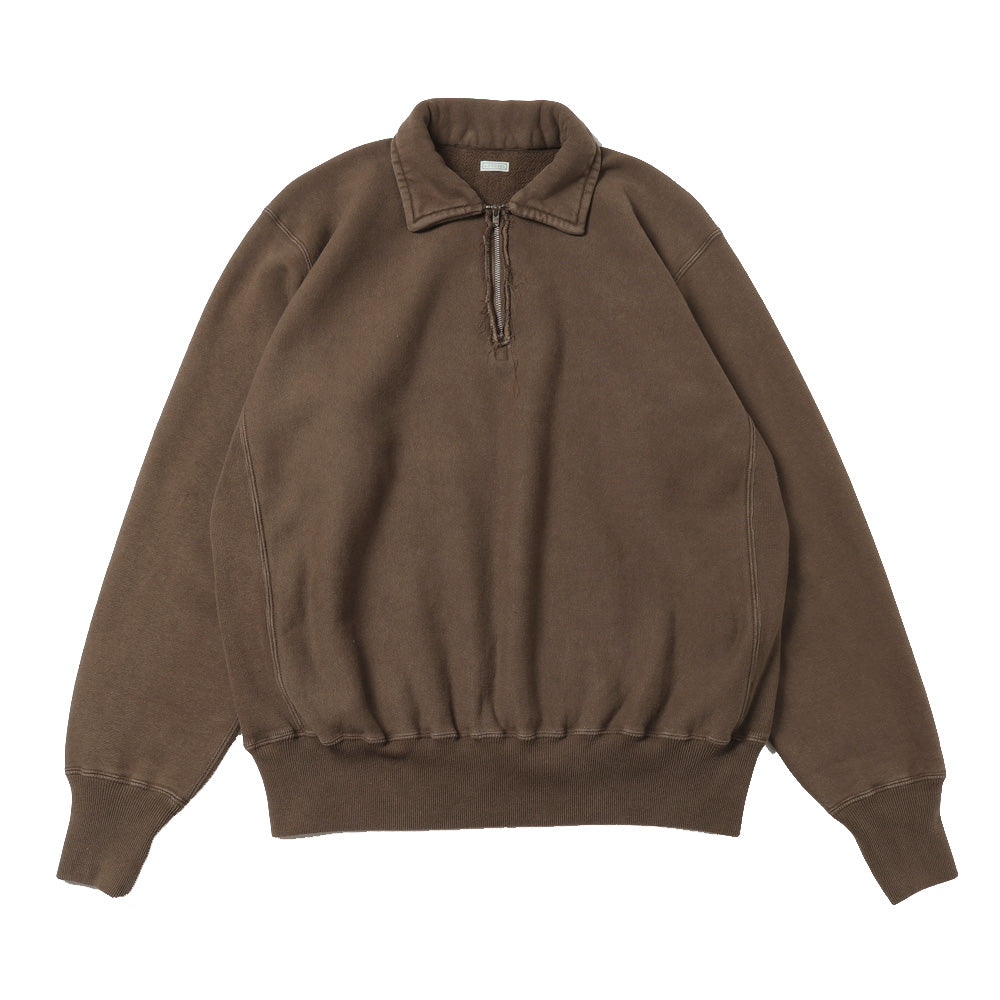 A.PRESSE Vintage Half Zip Sweatshirt