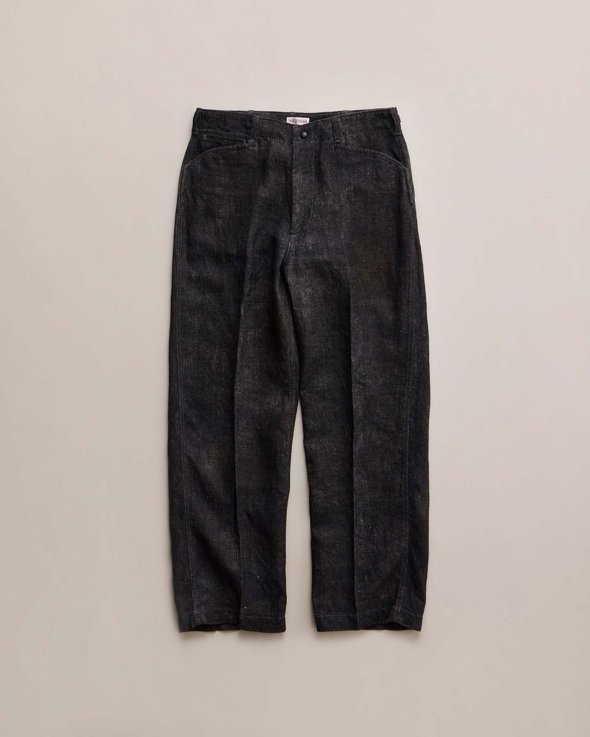 NICENESS N.MORLEY Printed Canvas Frisco Trousers
