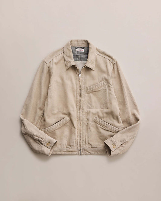 NICENESS S.JETT Silk Corduroy Short Blouson