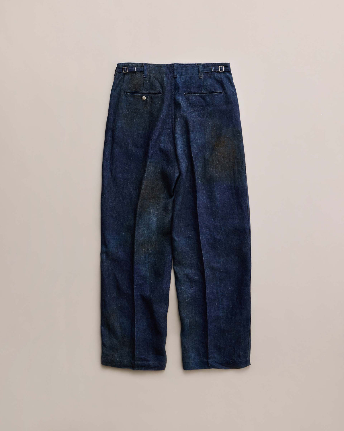 NICENESS N.MORLEY Printed Canvas Frisco Trousers
