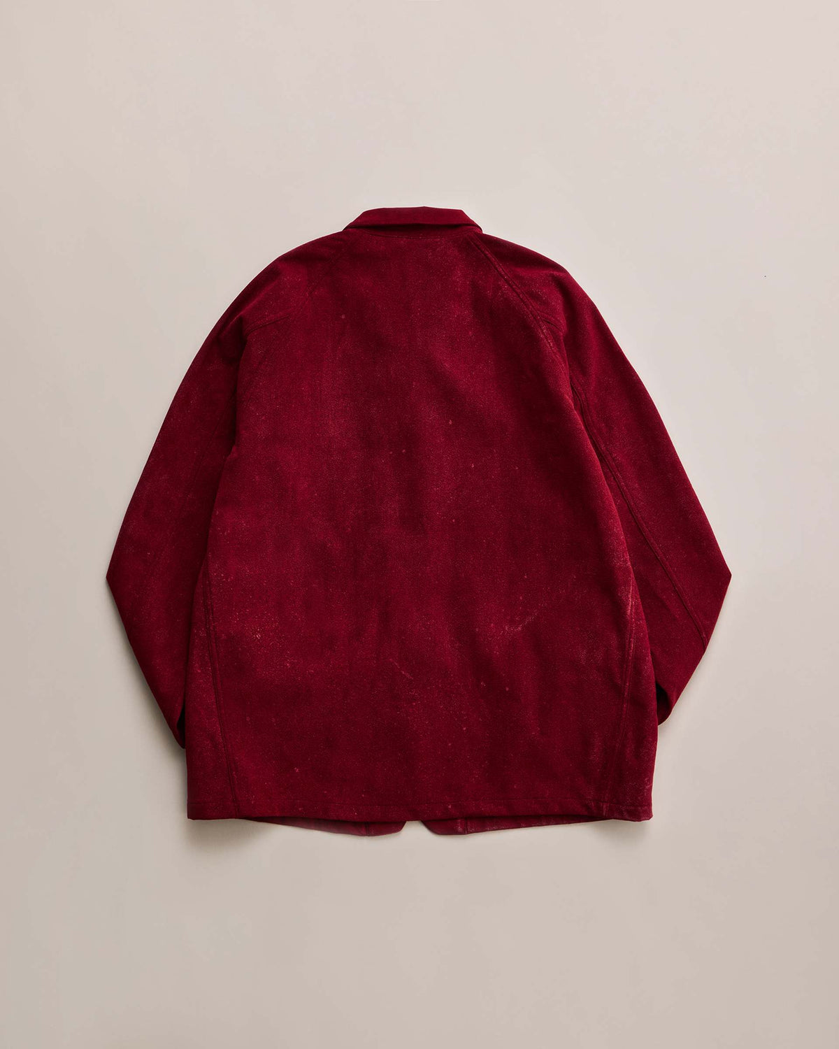 NICENESS LENNOX Bleached Faux Suede Raglan Coverall