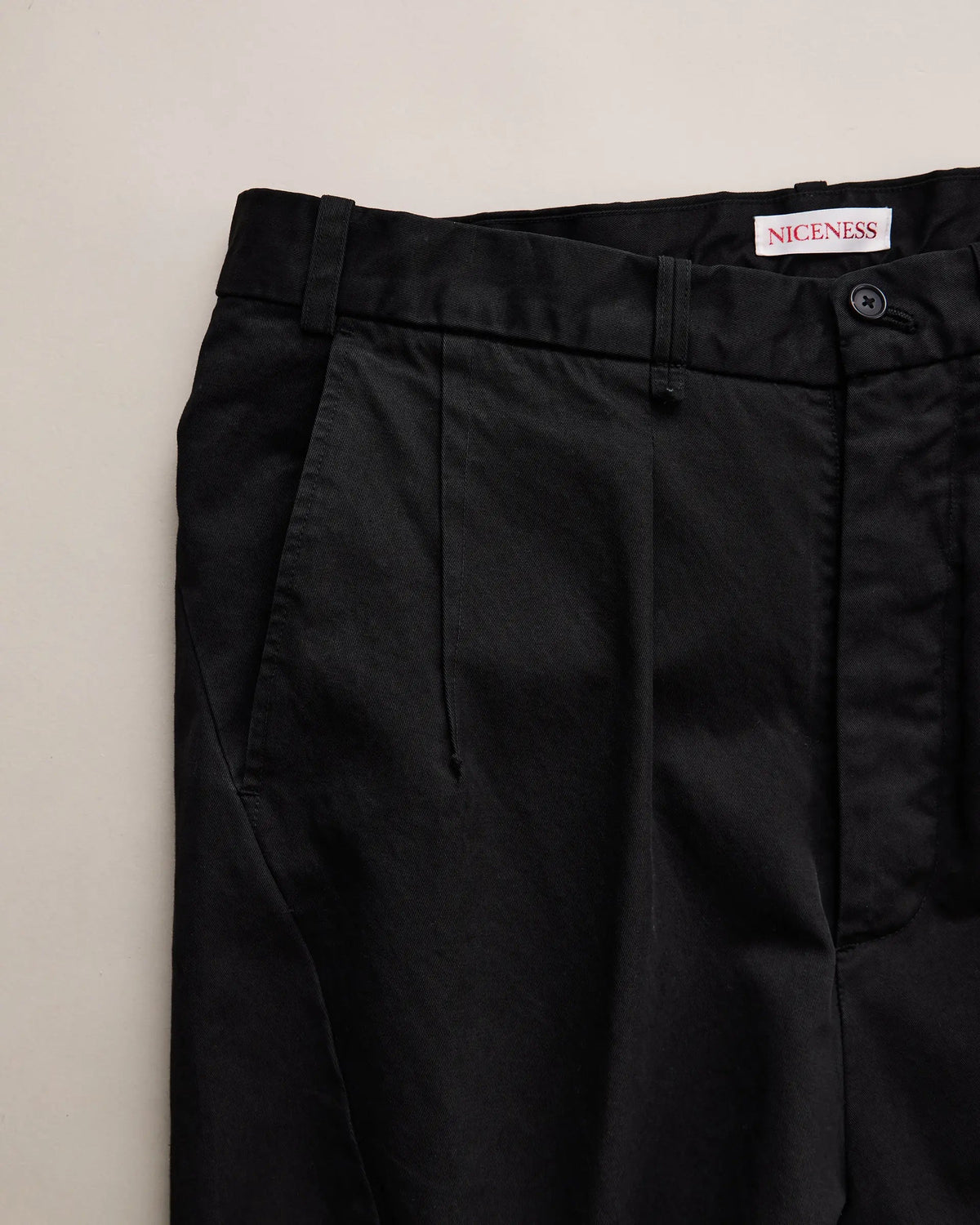NICENESS E.JOAN Premium Pima Twill Rover Trousers