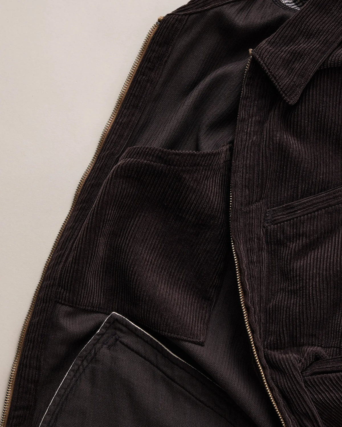 NICENESS S.JETT Silk Corduroy Short Blouson