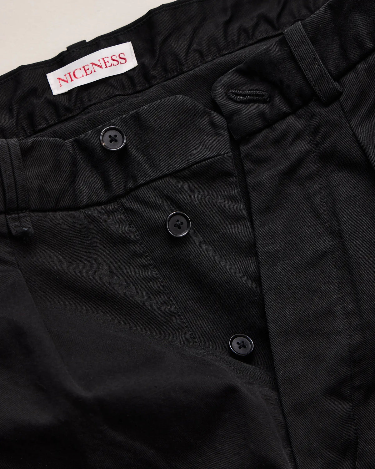 NICENESS E.JOAN Premium Pima Twill Rover Trousers