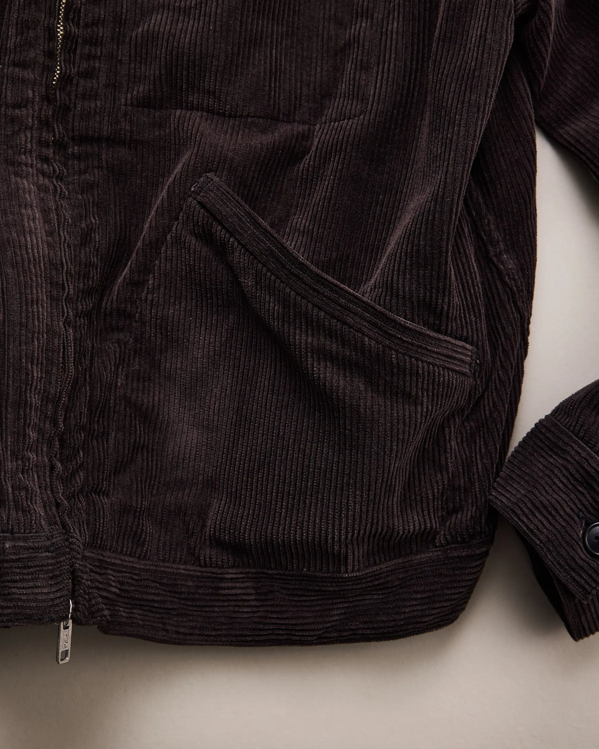 NICENESS S.JETT Silk Corduroy Short Blouson
