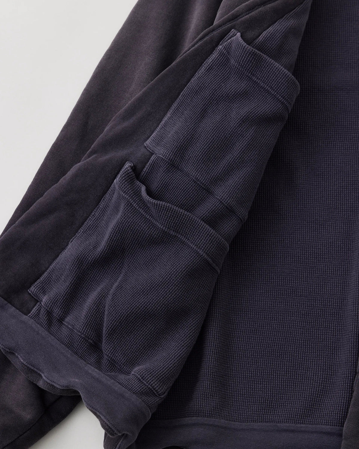 NICENESS LEAD Distressed Sweat Jacket