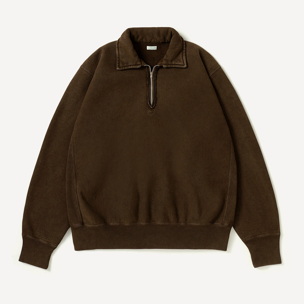 A.PRESSE Vintage Half Zip Sweatshirt