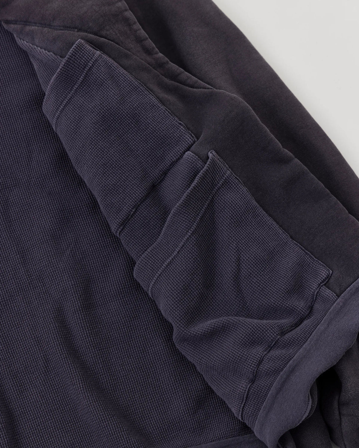 NICENESS LEAD Distressed Sweat Jacket