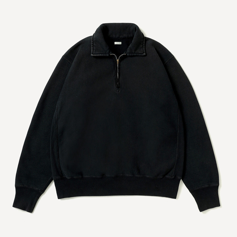 A.PRESSE Vintage Half Zip Sweatshirt