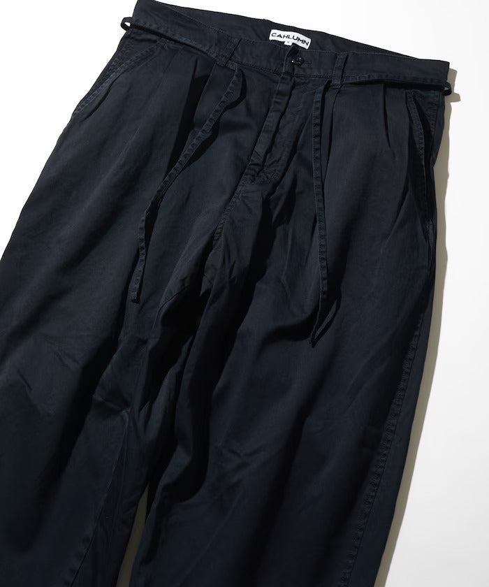 CAHLUMN Extra Long Staple Organic Cotton 2 Tuck Chino Pant