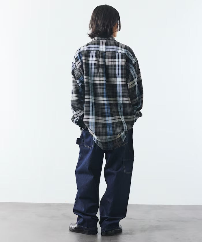 NAUTICA JAPAN Relaxed Fit Heavy Flannel Check Shirt