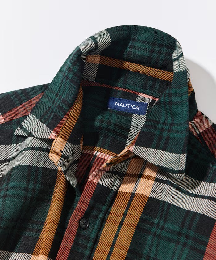 NAUTICA JAPAN Relaxed Fit Heavy Flannel Check Shirt