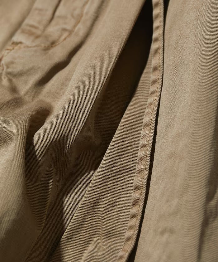 CAHLUMN Extra Long Staple Organic Cotton 2 Tuck Chino Pant
