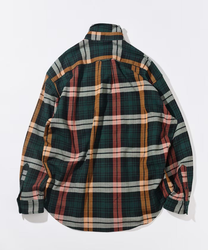 NAUTICA JAPAN Relaxed Fit Heavy Flannel Check Shirt
