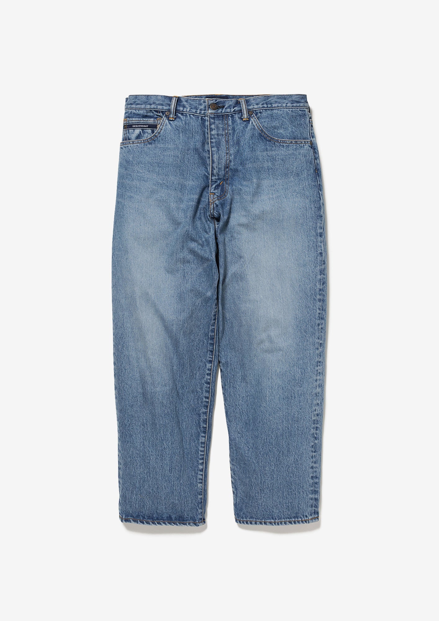 DESCENDANT 1995 DENIM TROUSERS BAGGY HARD WASH