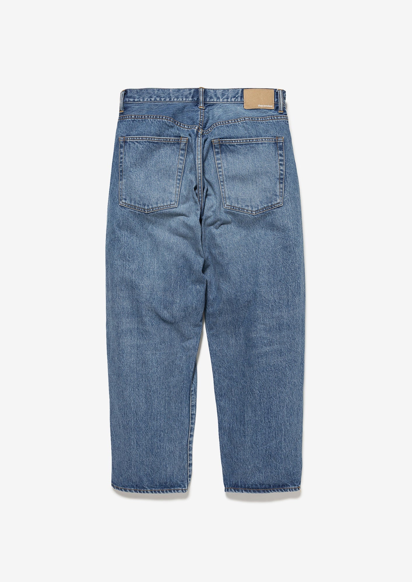 DESCENDANT 1995 DENIM TROUSERS BAGGY HARD WASH