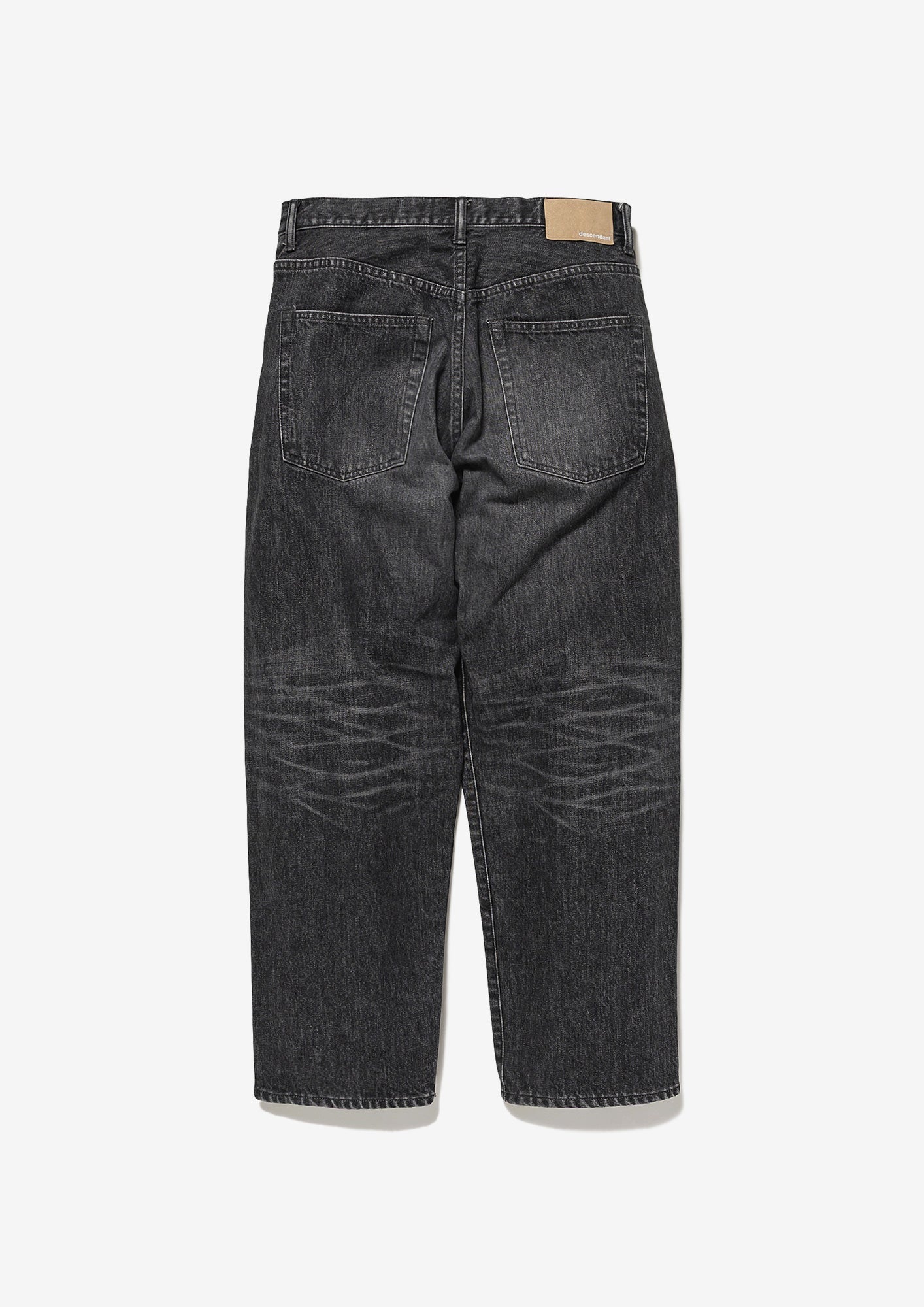 DESCENDANT 1995 DENIM TROUSERS BAGGY HARD WASH