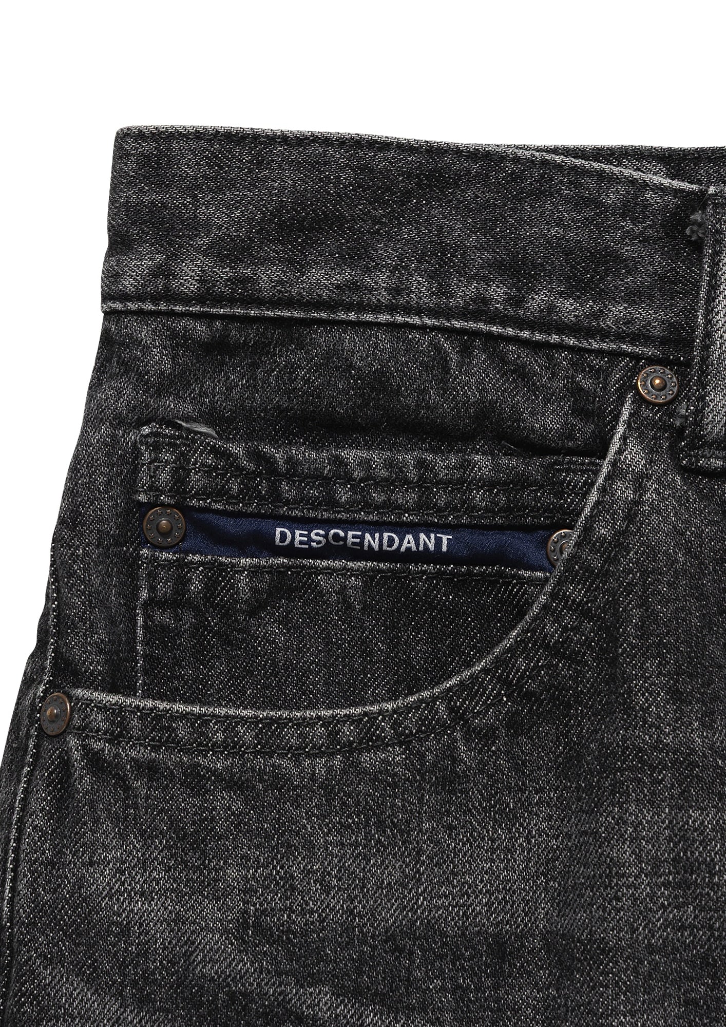 DESCENDANT 1995 DENIM TROUSERS BAGGY HARD WASH