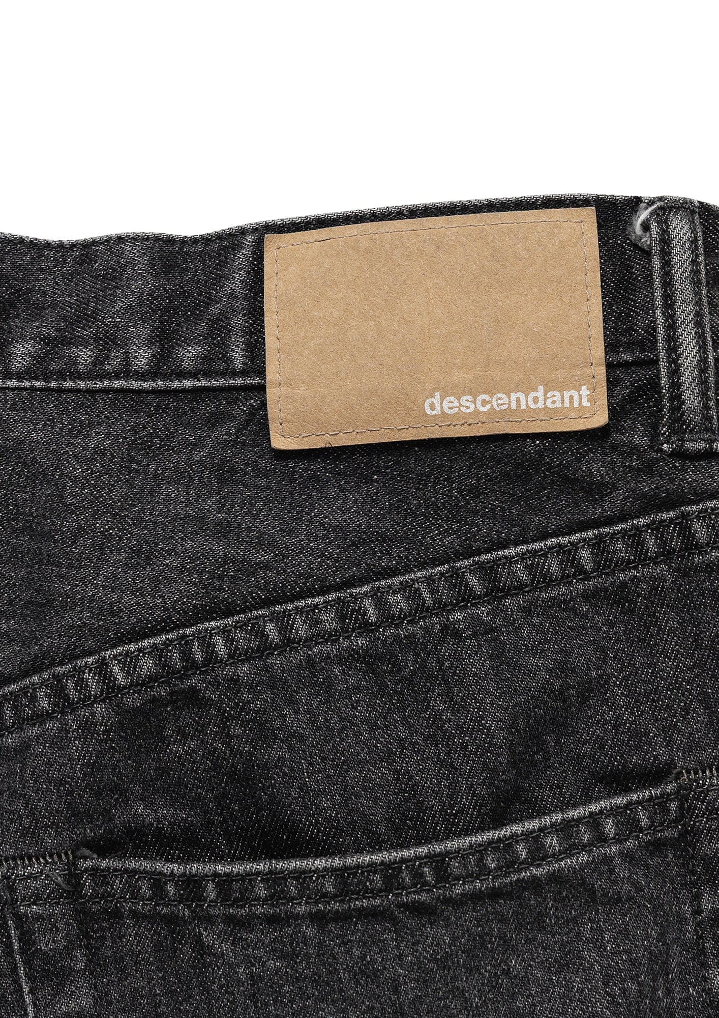 DESCENDANT 1995 DENIM TROUSERS BAGGY HARD WASH