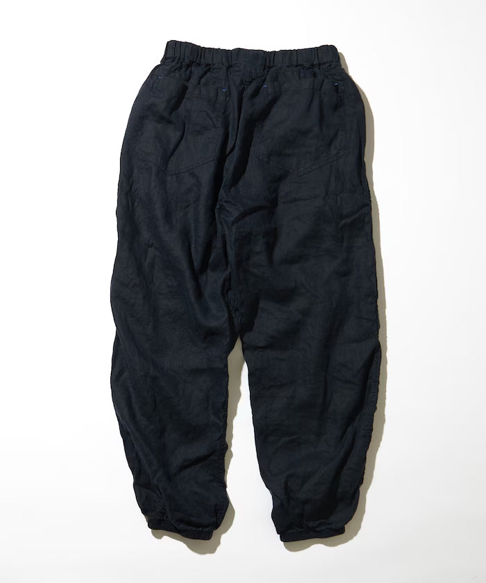 CAHLUMN Linen Gym Pant オリーブ XXL CAHLUMN Belgium Linen Gym Tapered Pant 1.2 – unexpected store