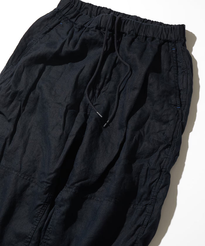 CAHLUMN Linen Gym Pant ブラック XXL CAHLUMN Linen Gym Pant – unexpected store