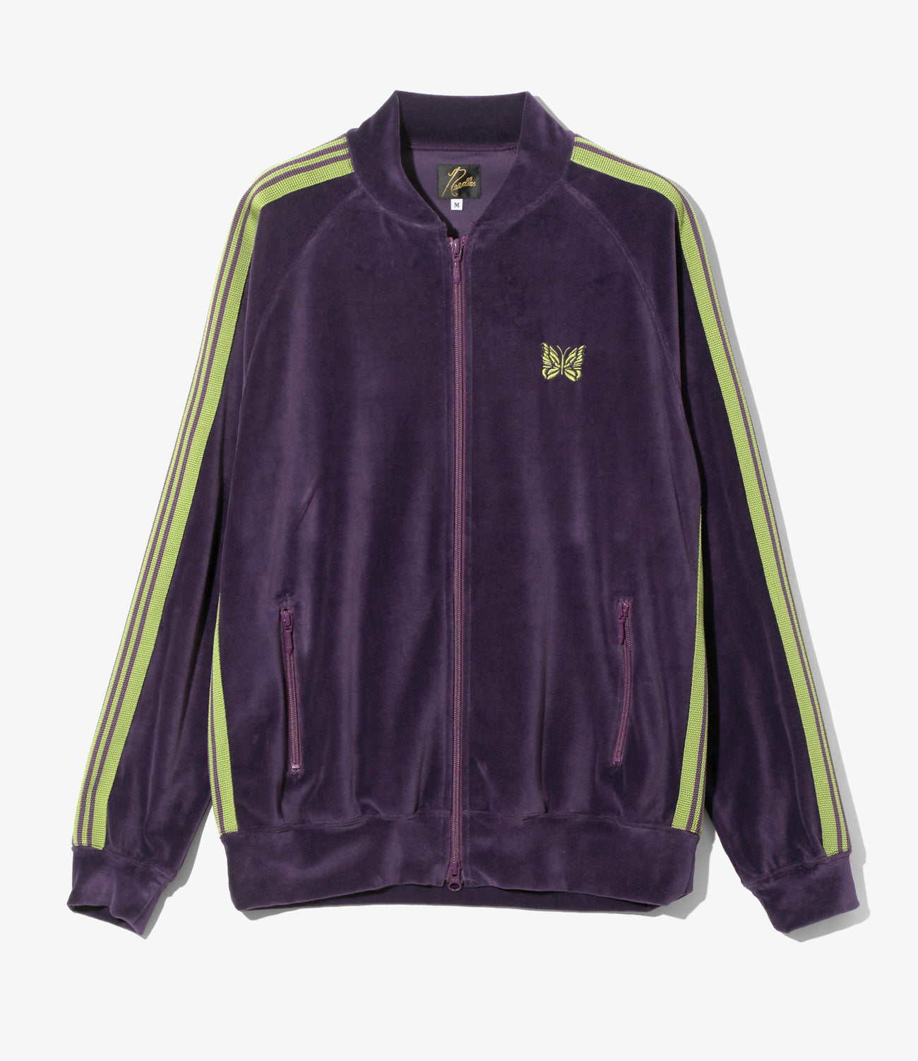 Needles Rib Collar Track Jacket - C/PE Velour