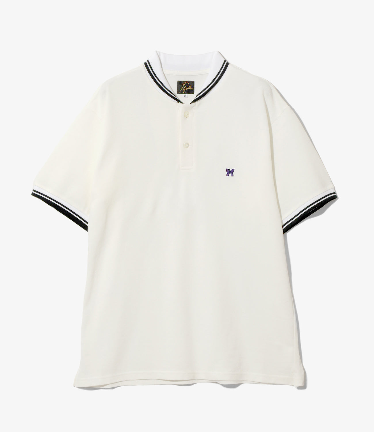 Needles Shawl Collar S/S Polo - Cotton Pique