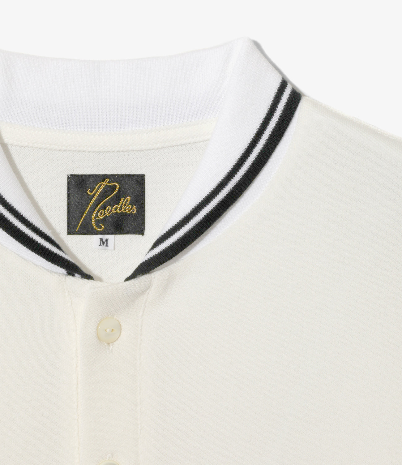 Needles Shawl Collar S/S Polo - Cotton Pique