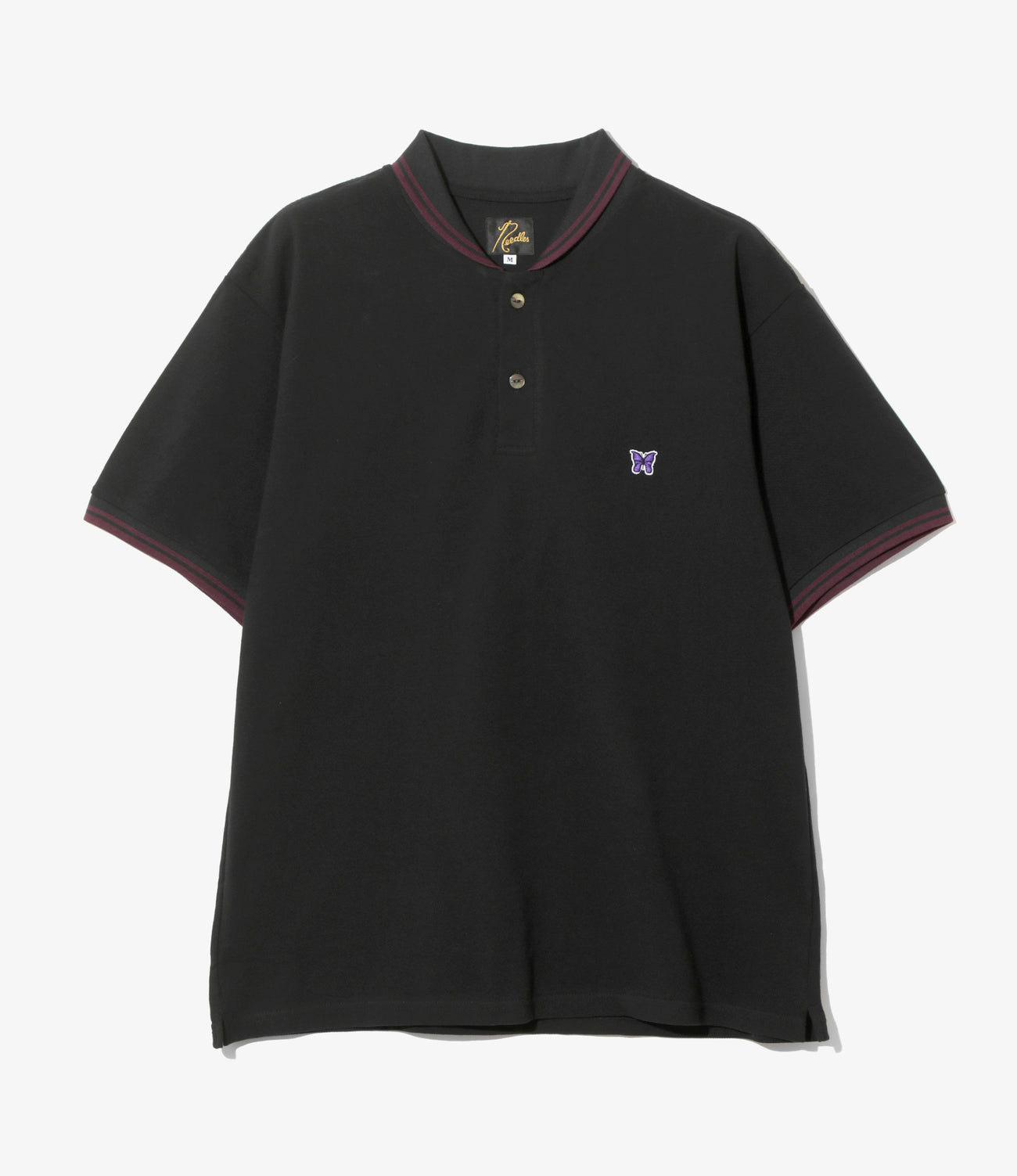 Needles Shawl Collar S/S Polo - Cotton Pique