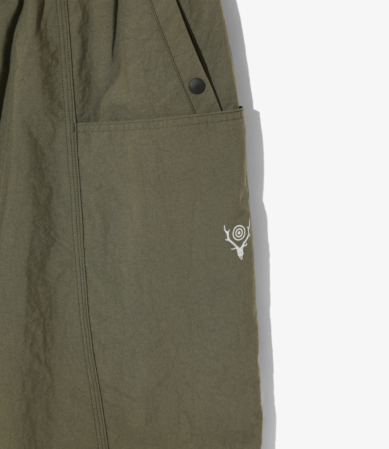 パンツ s2w8 BELTED C.S. PANT - NYLON OXFORD Nylon Oxford Belted C.S Pant in Brown – Blue Owl Workshop