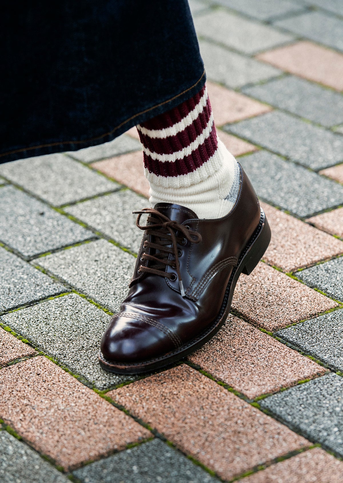 RoToTo COARSE RIBBED OLDSCHOOL CREW SOCKS