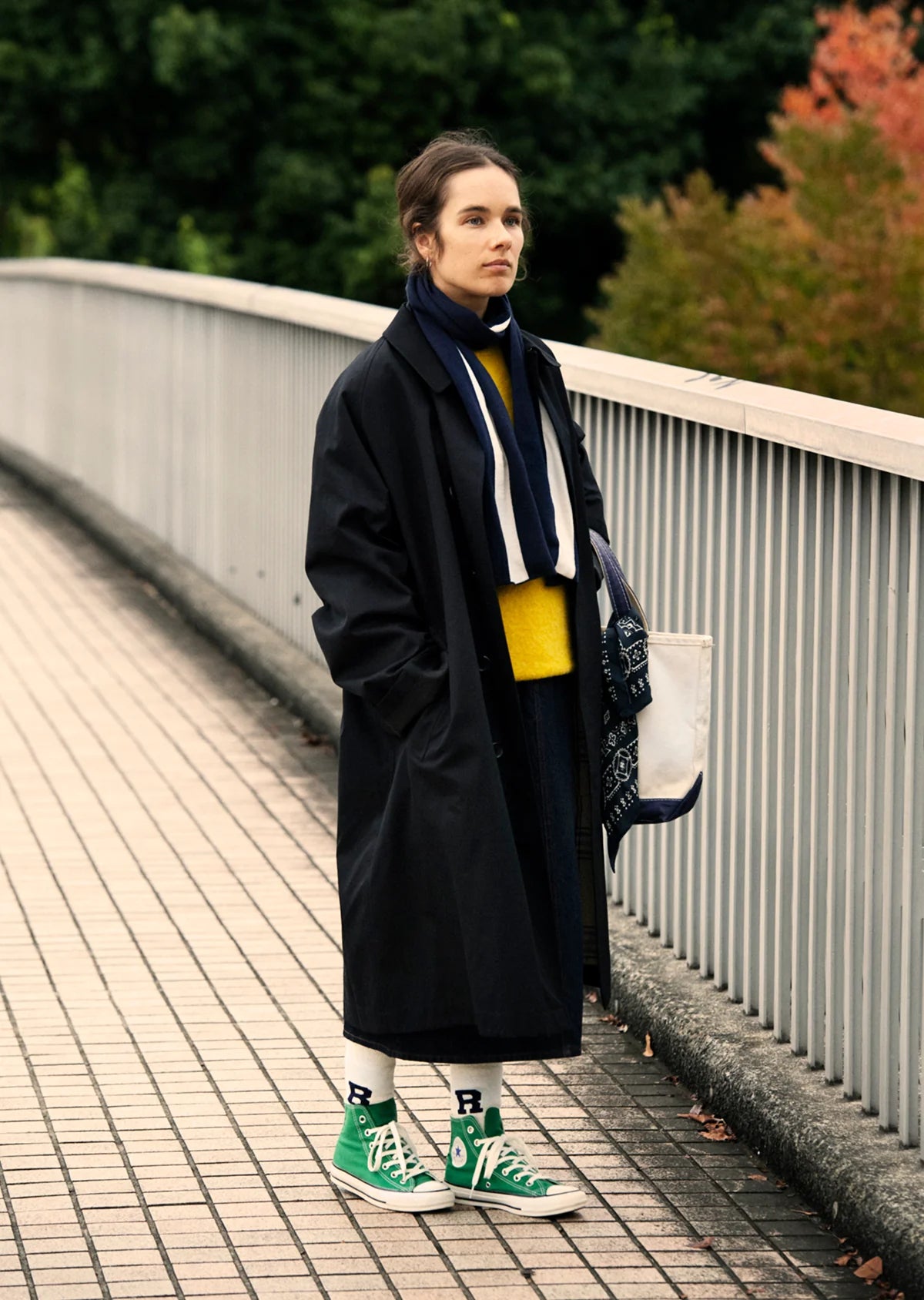 RoToTo RAFFY SWEAT SOCKS ”R LOGO”