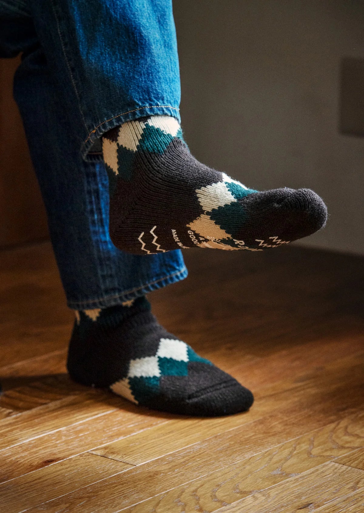 RoToTo COMFY ROOM SOCKS "DIAMOND"