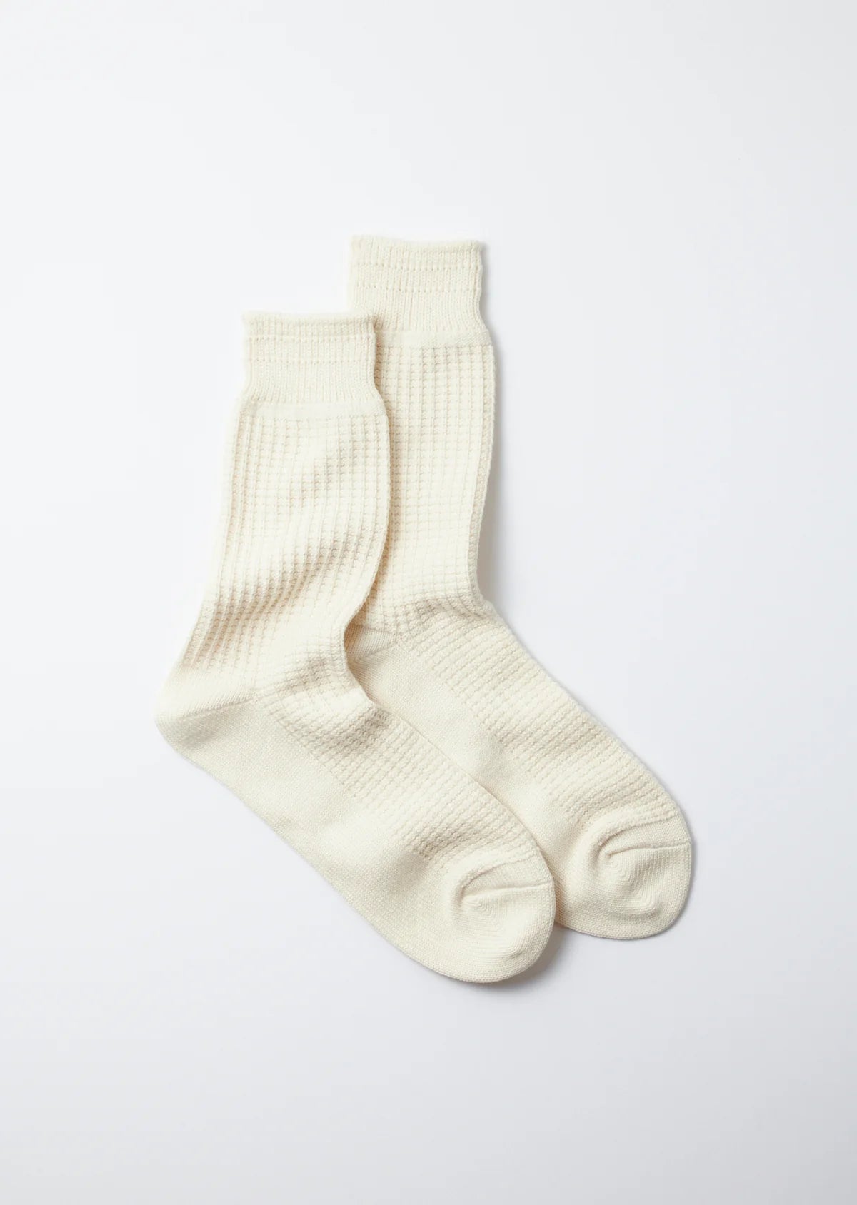 RoToTo COTTON WAFFLE CREW SOCK