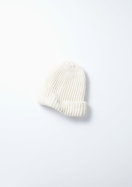 RoToTo CHUNKY COTTON SHORT BEANIE