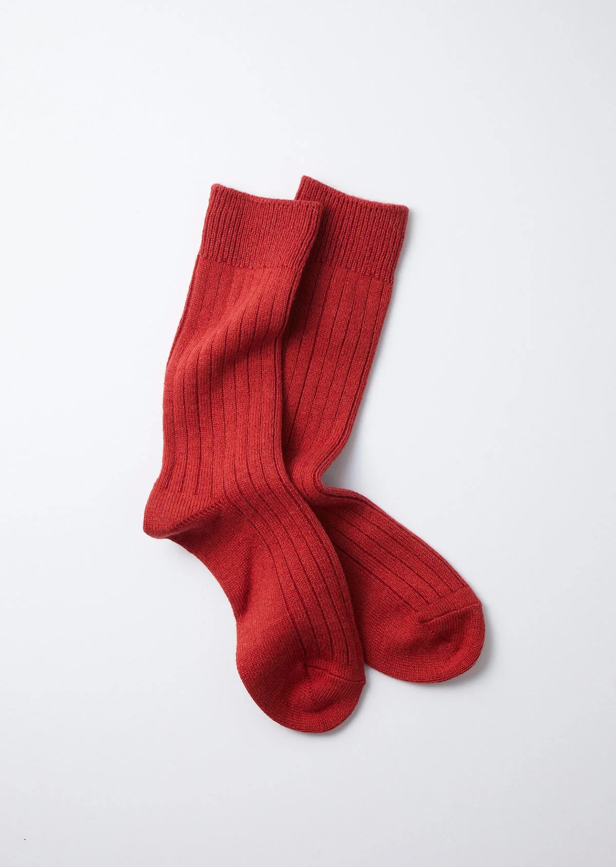 RoToTo COTTON WOOL RIBBED CREW SOCKS