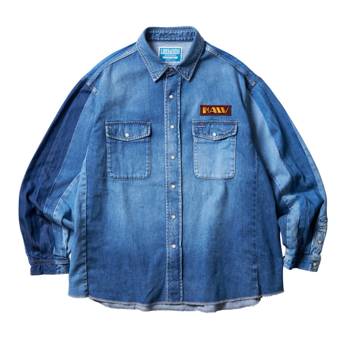 Liberaiders REMAKE DENIM SHIRT