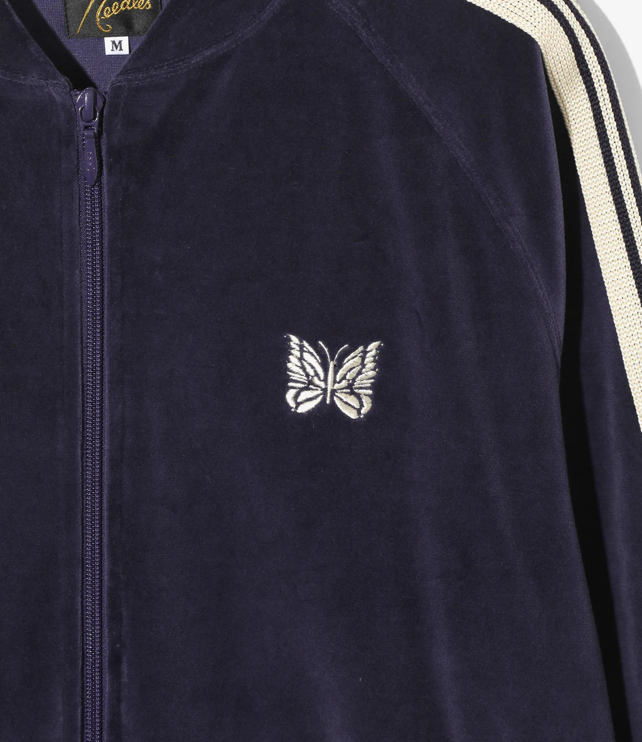 『Rib Collar Track Jacket-C/PE Velour』 Needles Rib Collar Track Jacket C/PE Velour - Black – Totem