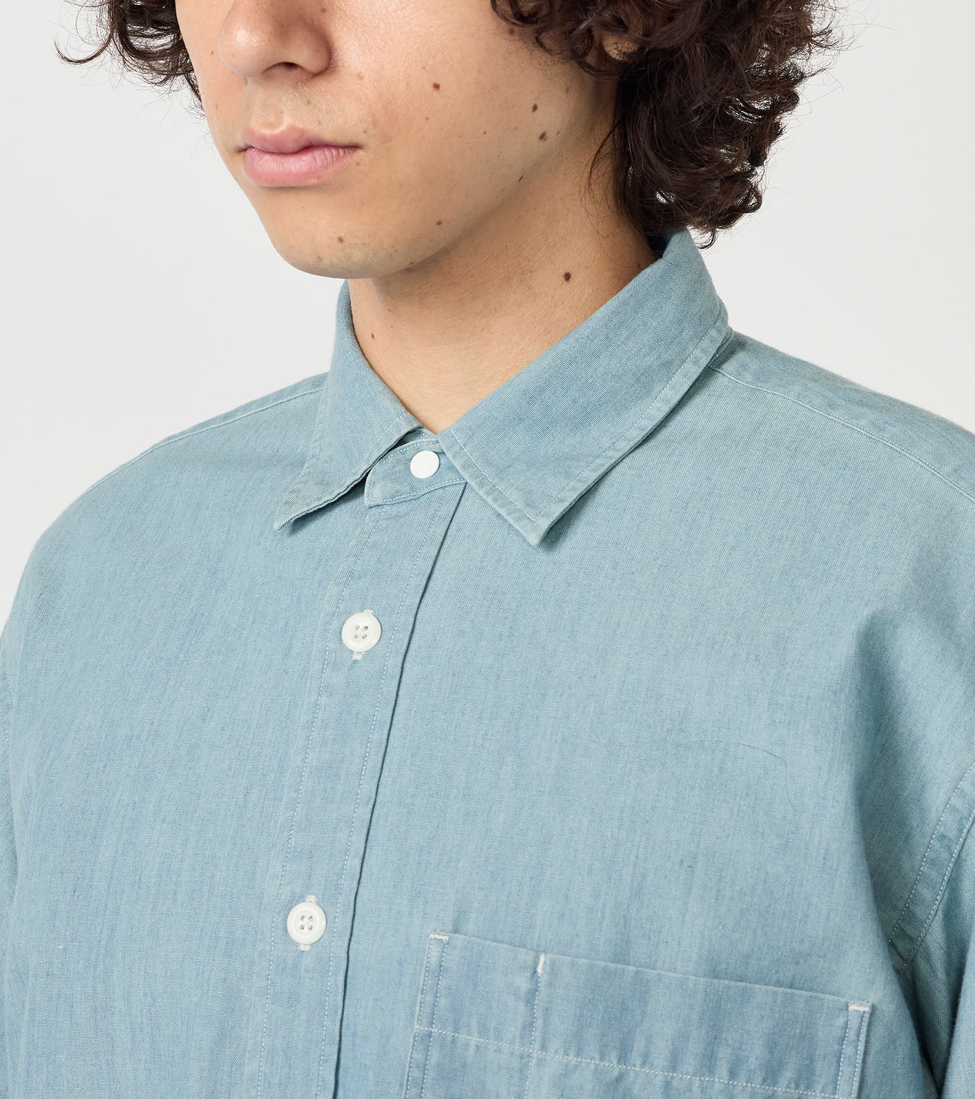 THE NORTH FACE PURPLE LABEL Regular Collar Chambray Field Shirt