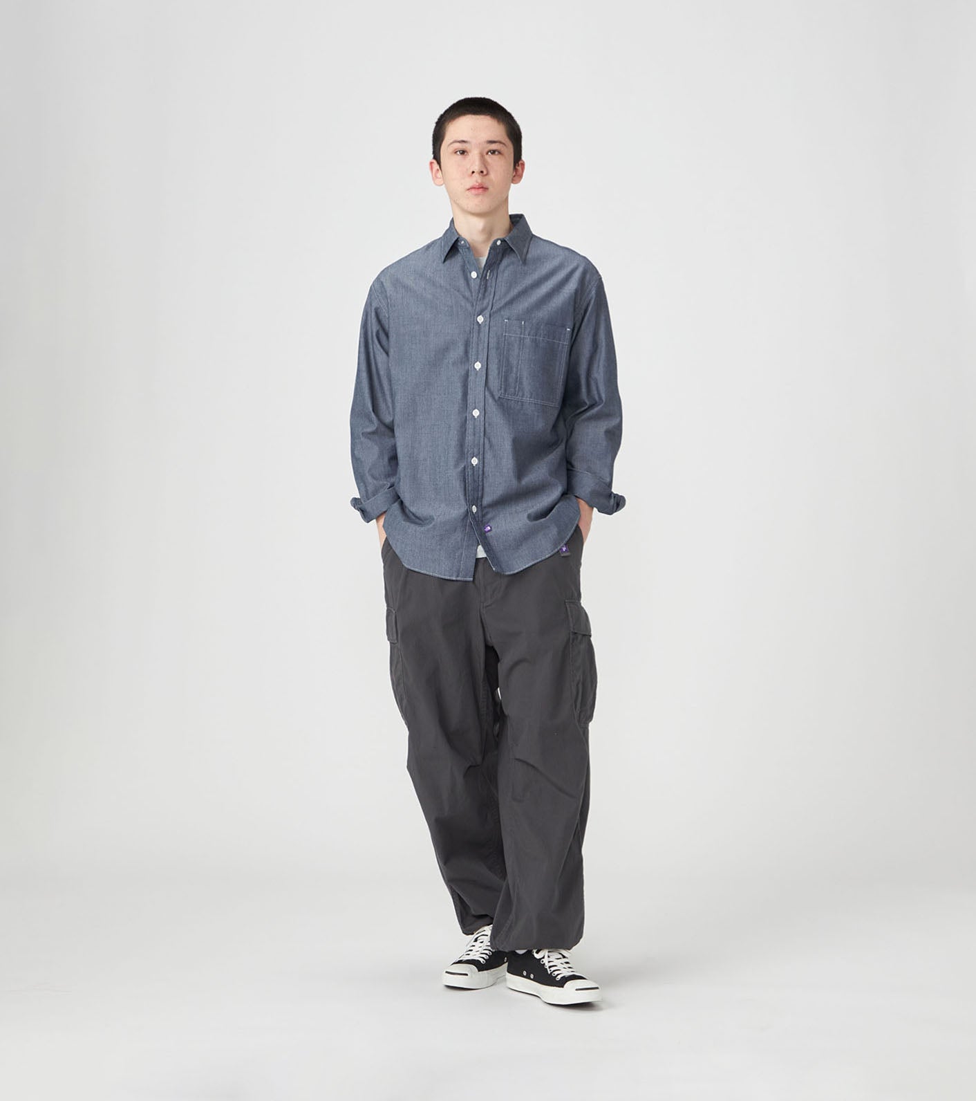 Purple Label Regular Collar Chambray Field Shirt