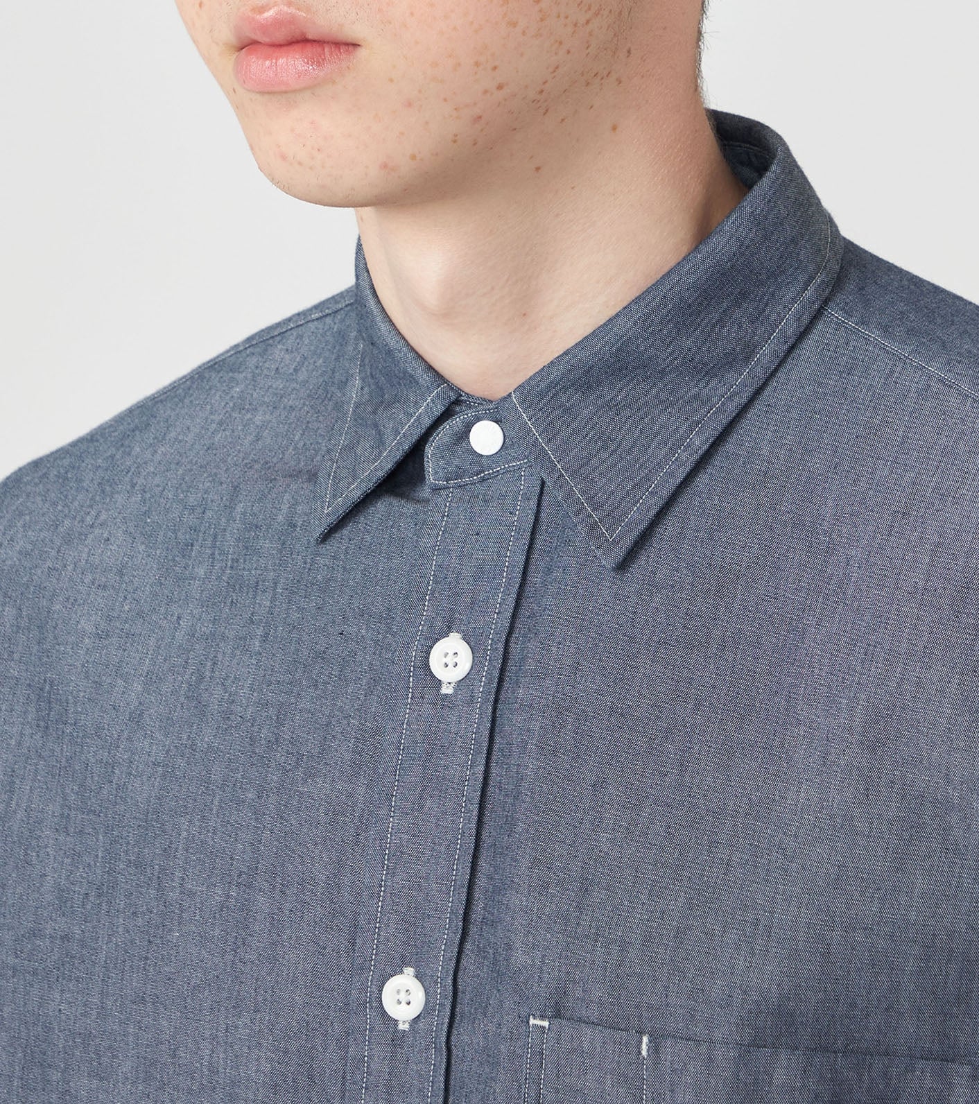 Purple Label Regular Collar Chambray Field Shirt