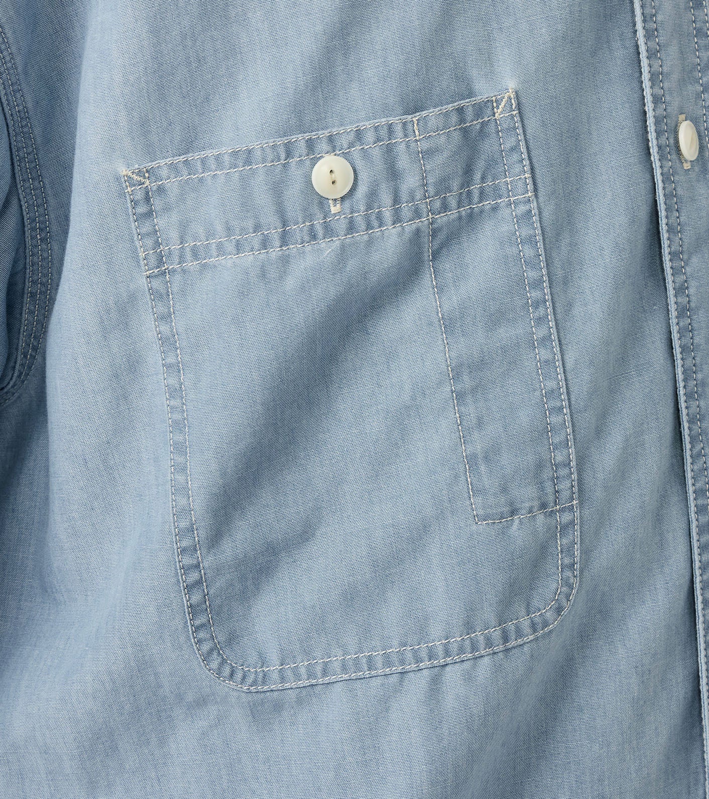 nanamica Regular Collar Chambray Shirt