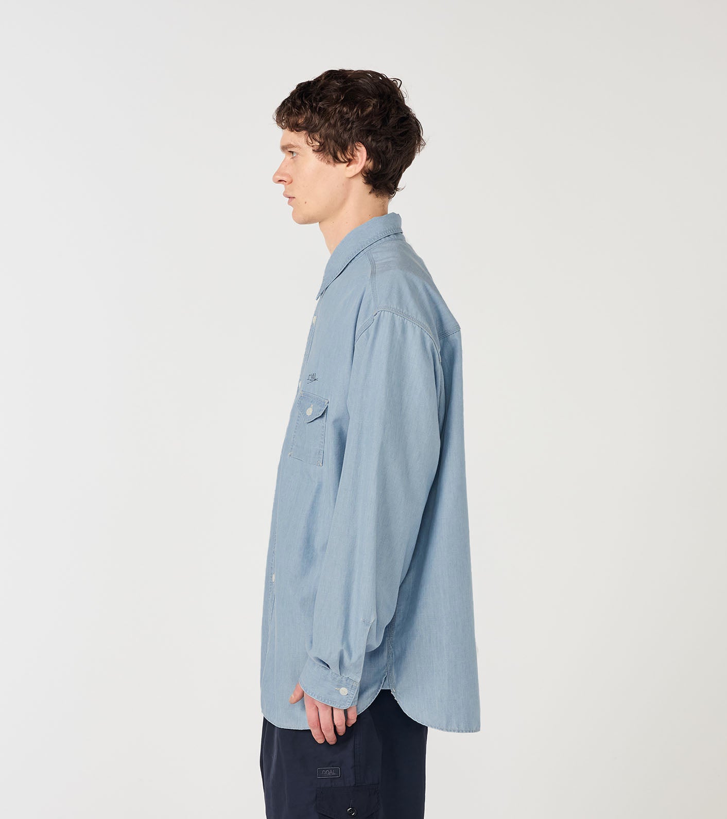 nanamica Regular Collar Chambray Shirt